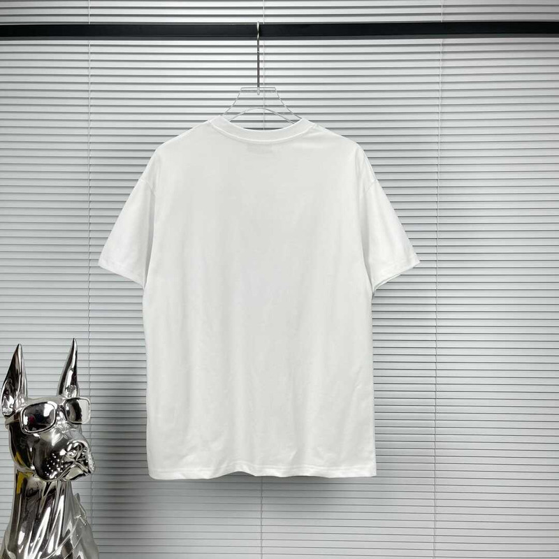 Pra*a triangle t-shirt white
