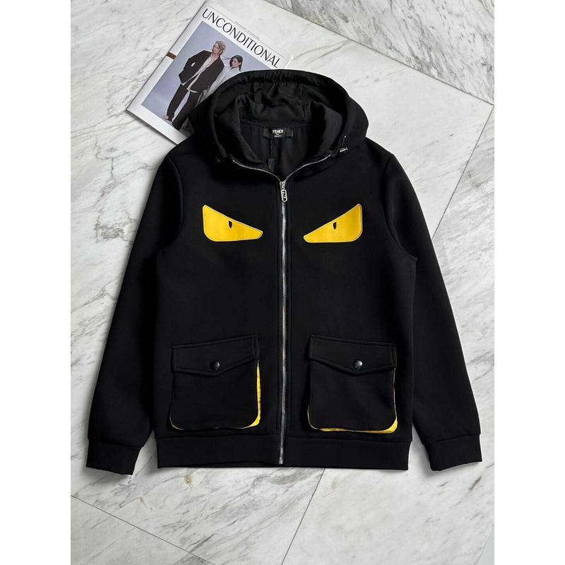 F**di track jacket and pants black