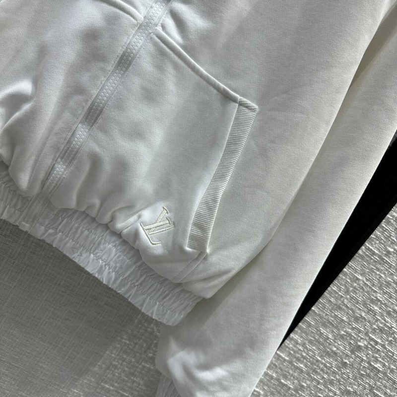 l**is V*t*n zip jacket white