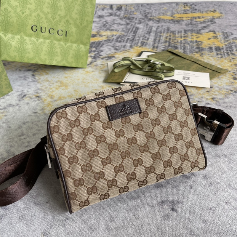 g*u*i belt bag gg S*p*e small beige/black