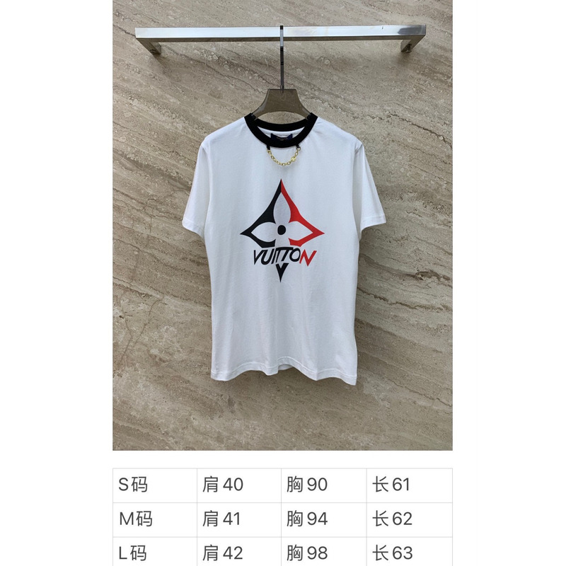 l**is V*t*n snowflake t-shirt white
