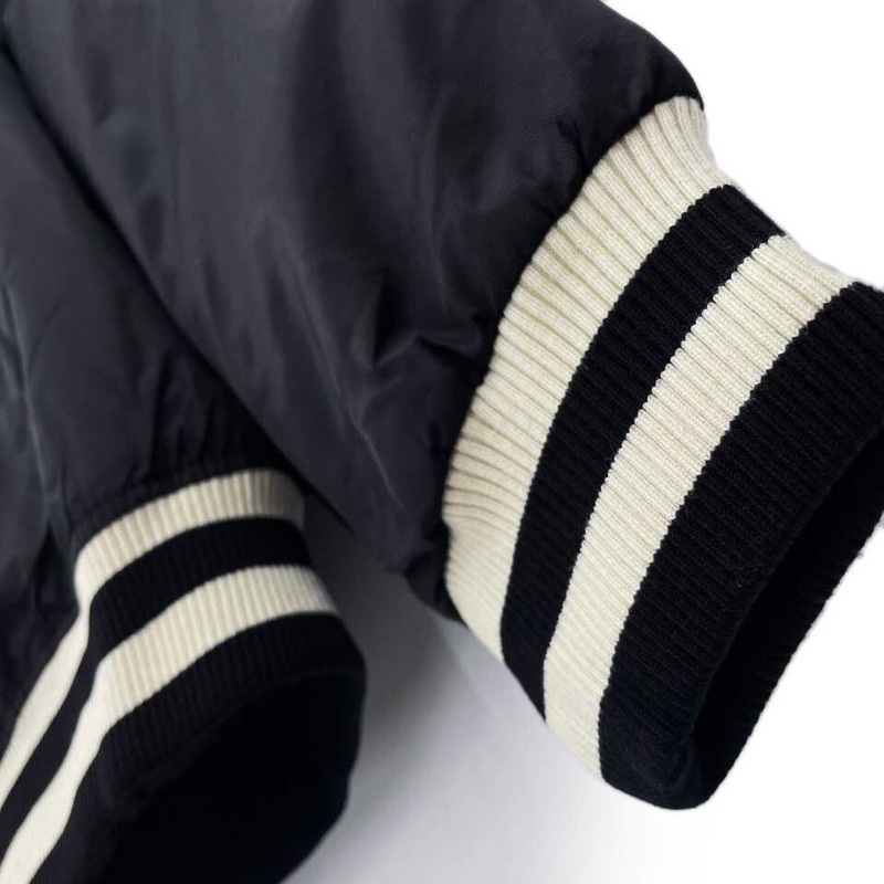 l**is V*t*n embroidered nylon baseball blouson