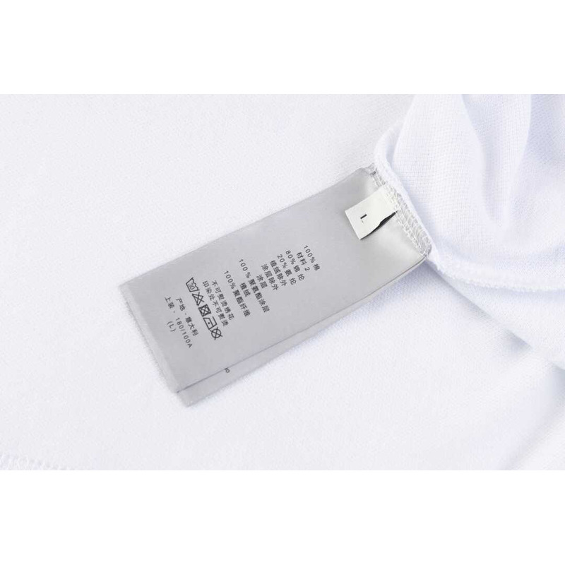 D*or cotton polo shirt white