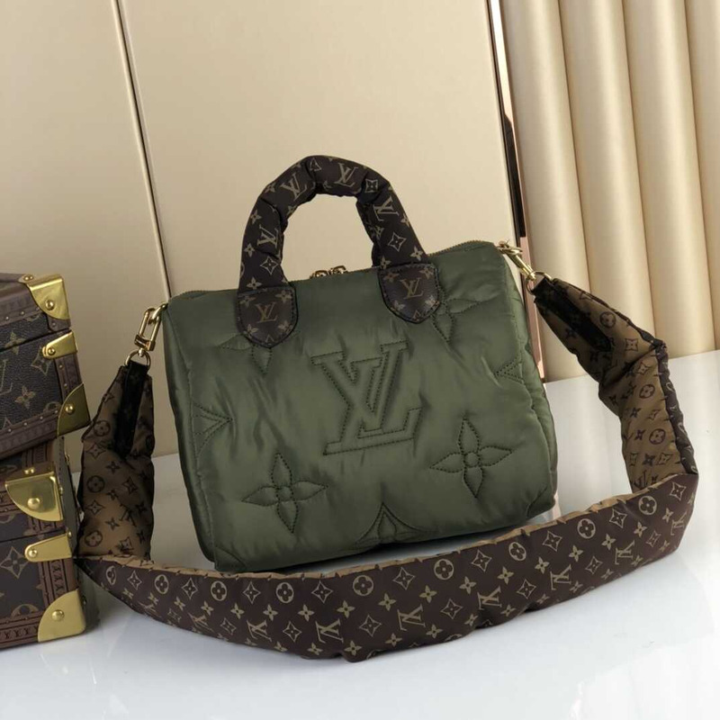 l**is V*t*n speed 25 bandouliere econyl pillow verde