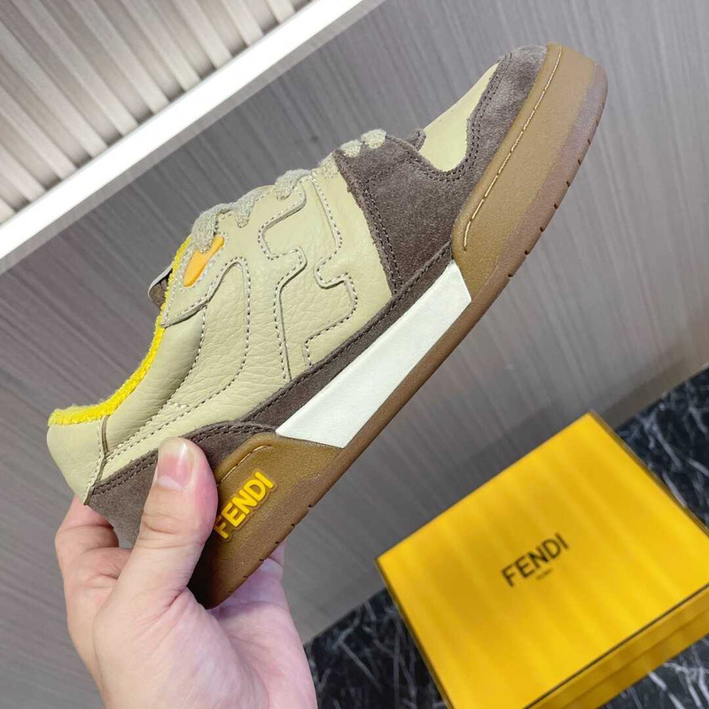 F**di match low top sneakers multi color