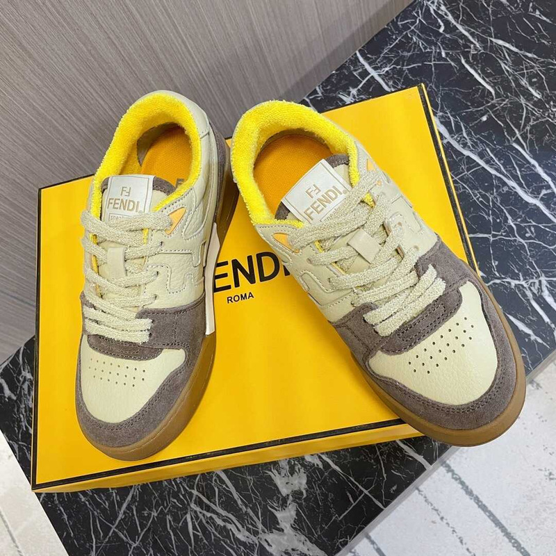 F**di match low top sneakers multi color