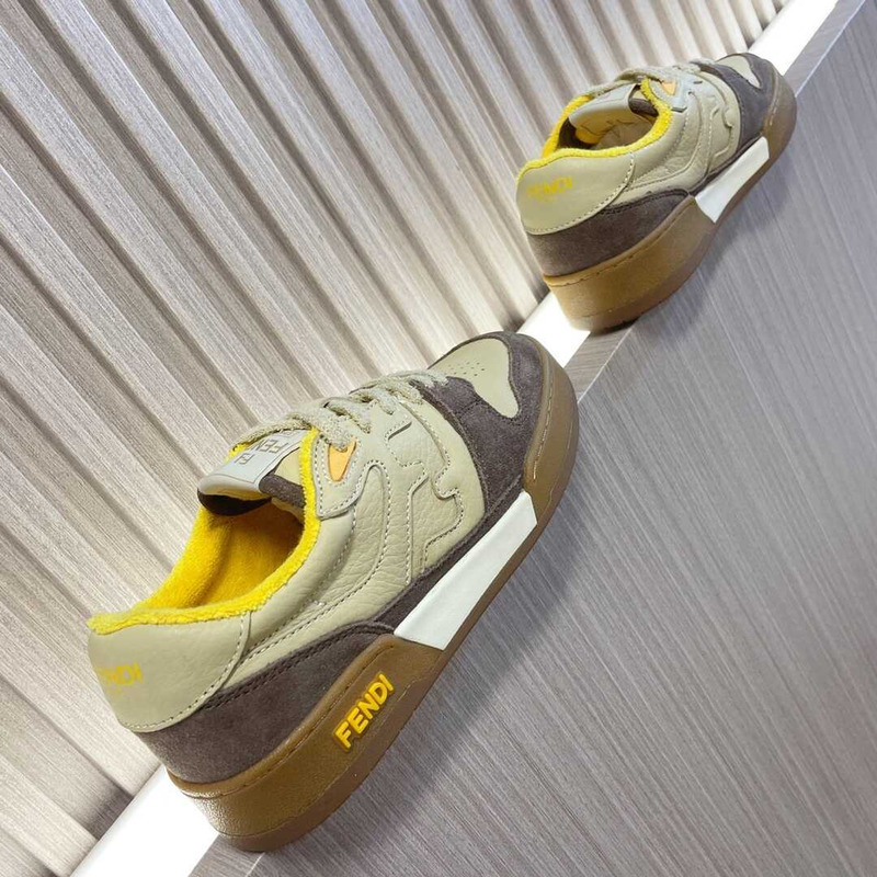 F**di match low top sneakers multi color