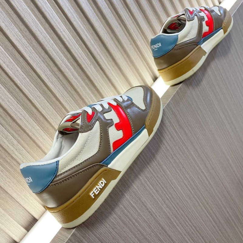 F**di match low top sneakers multi color