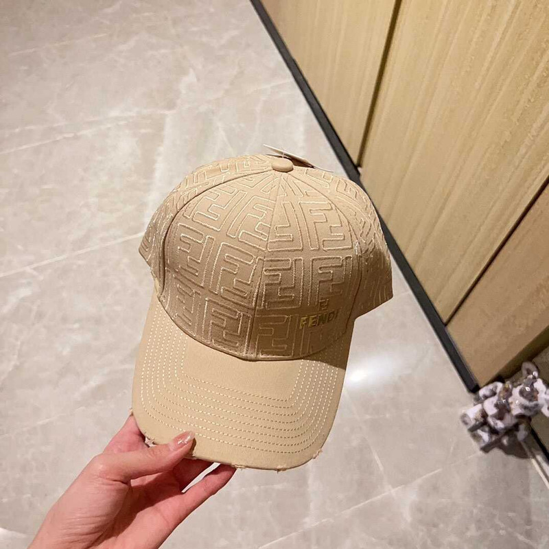 F**di fs F**di fashion show baseball cap yellow