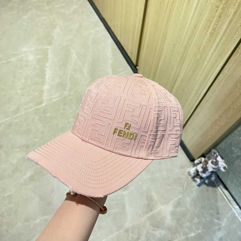 F**di fs F**di fashion show baseball cap pink