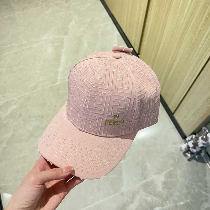 F**di fs F**di fashion show baseball cap pink
