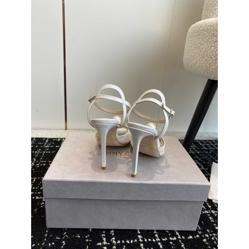 Jimmy Choo Sacora 85 Heels Ivory