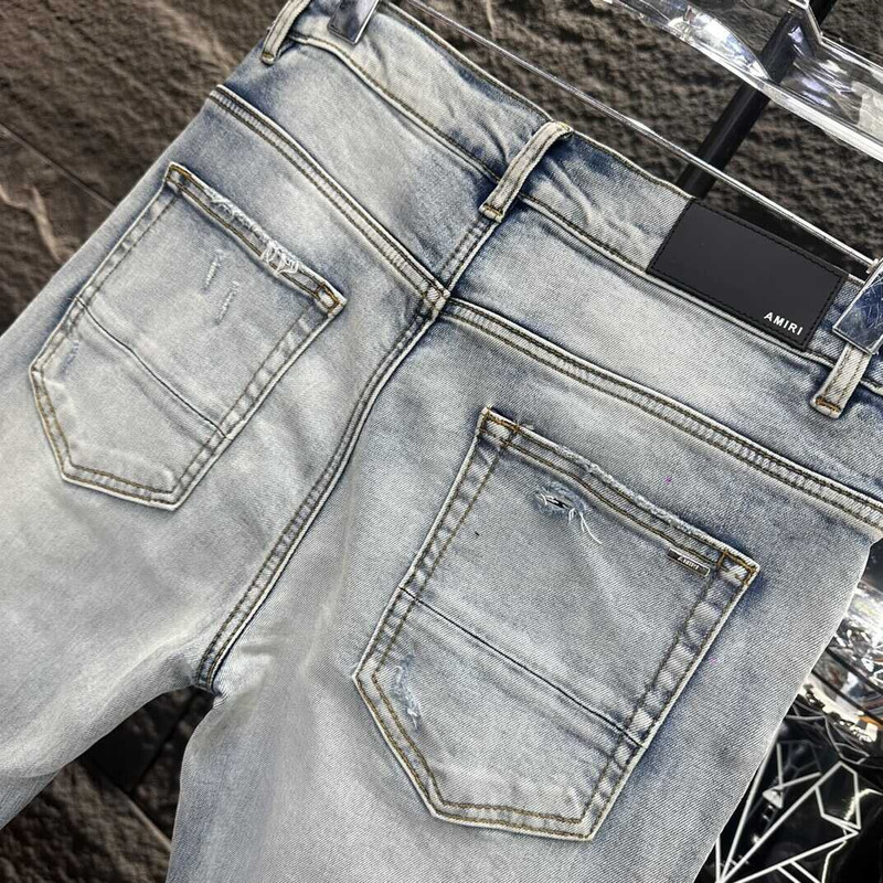Amiri Varsity Straight Jean Blue