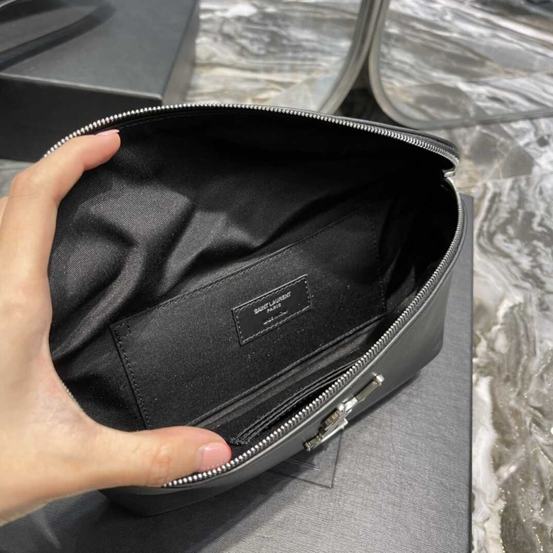 Saint Laurent Classic Lambskin Leather Crossbody Bag