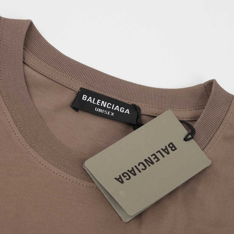 Ba*len*cia*ga cotton t-shirt brown