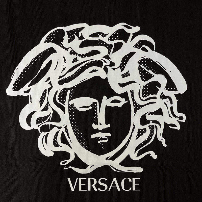 Versace Painted Medusa T-shirt Black