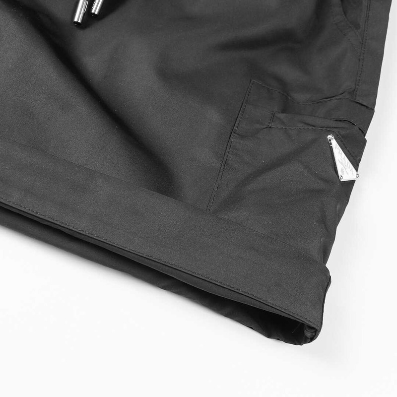 Pra*a re-nylon shorts with pouch black