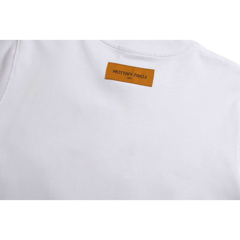l**is V*t*n logo t-shirt white