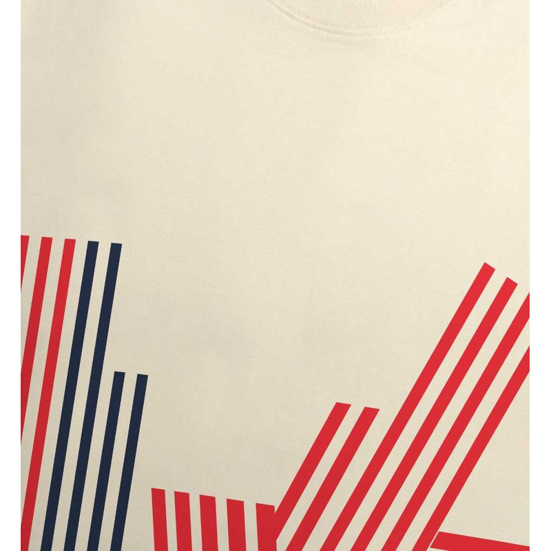 l**is V*t*n stripes knot t-shirt beige