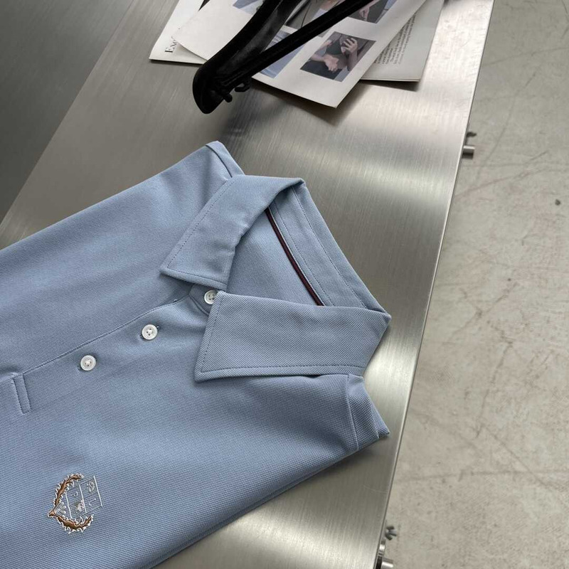 Loro piana  Polo Brentwood in Cotone To Be Defined Blue