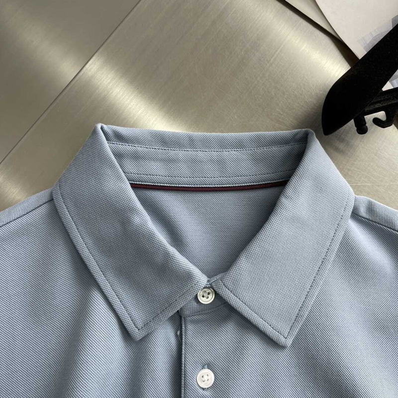 Loro piana  Polo Brentwood in Cotone To Be Defined Blue