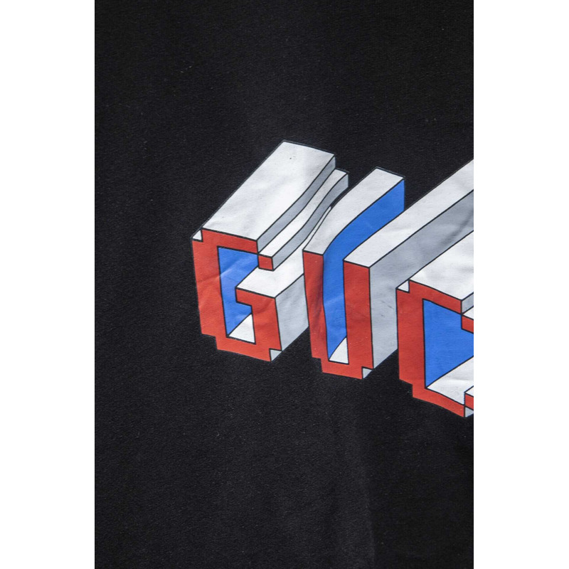 G*u*i cotton jersey t-shirt black