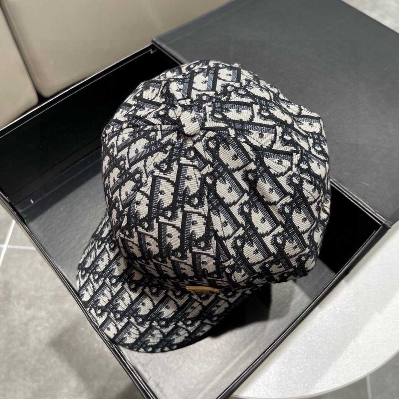 D*or logo oblique print cap