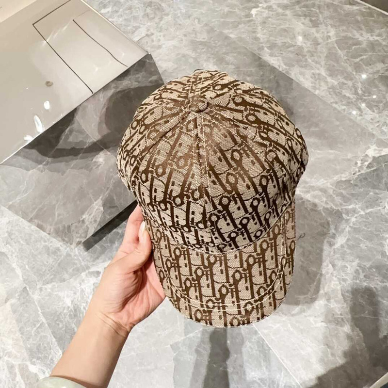 D*or logo oblique print cap