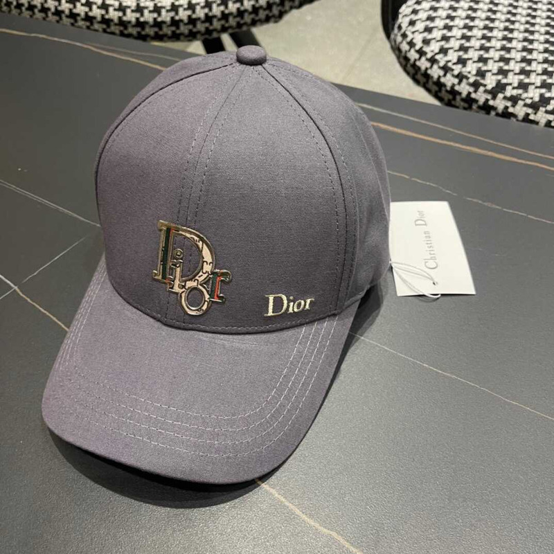D*or logo oblique print cap