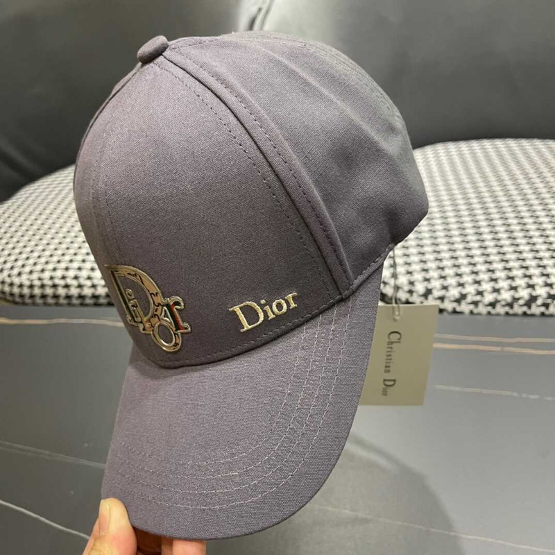 D*or logo oblique print cap