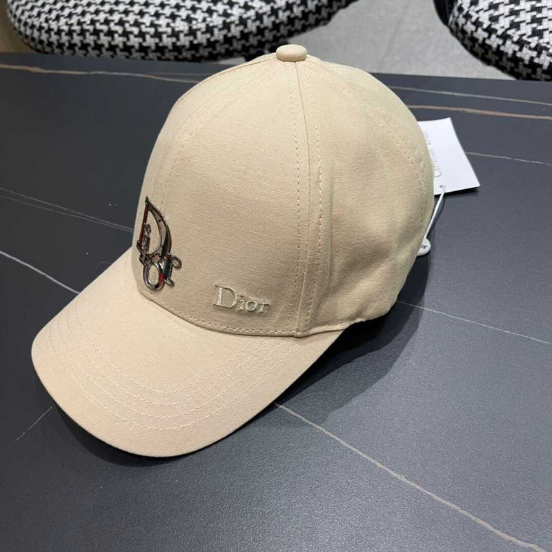 D*or logo oblique print cap