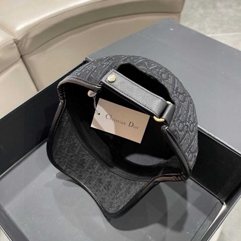 D*or logo oblique print cap