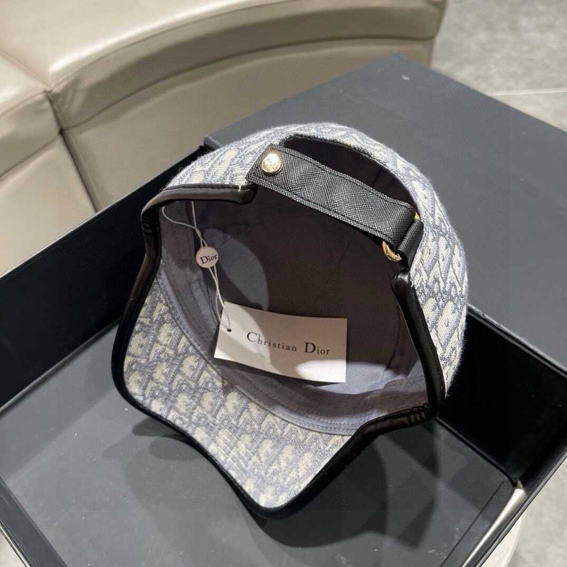 D*or logo oblique print cap