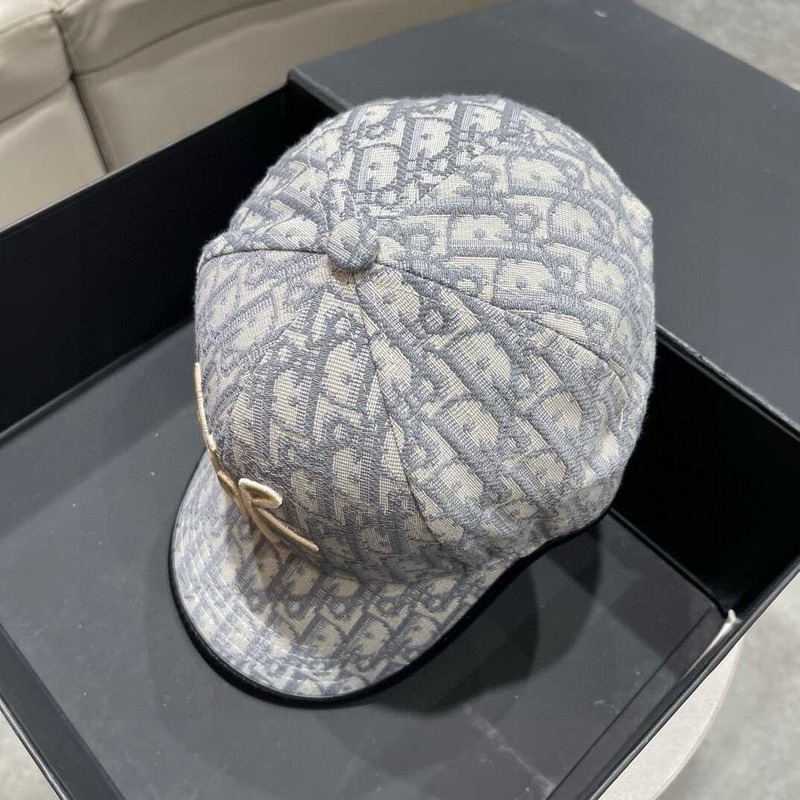 D*or logo oblique print cap