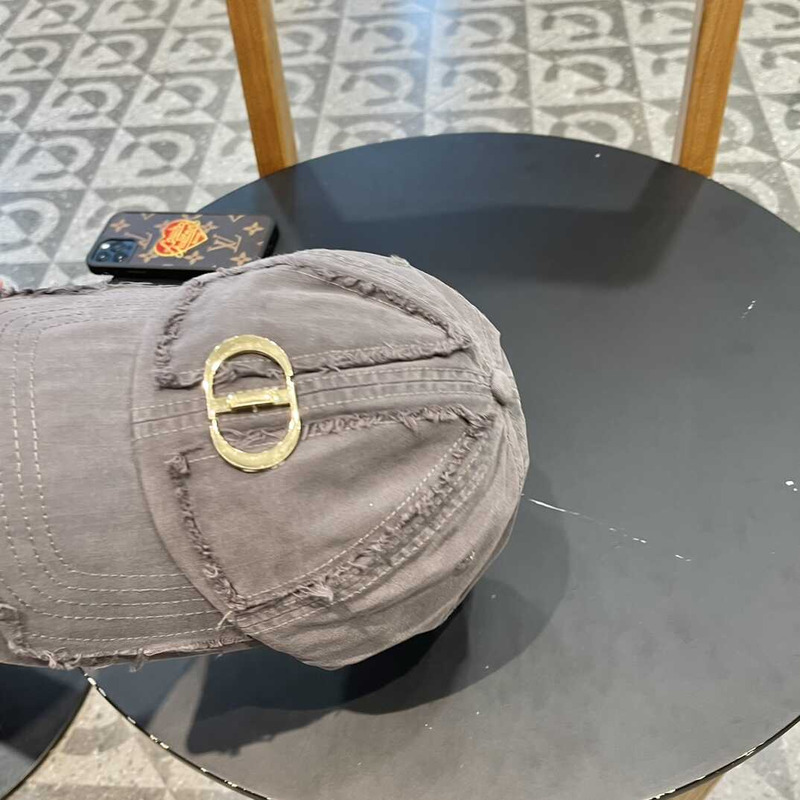 D*or logo oblique print cap