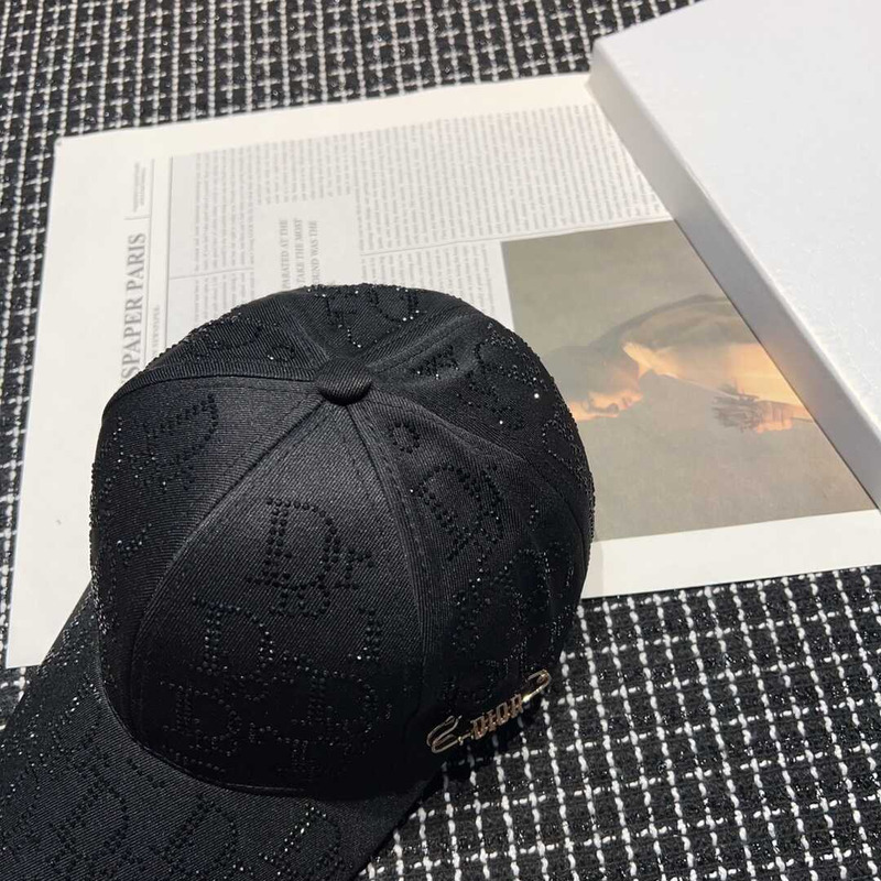 D*or logo oblique print cap