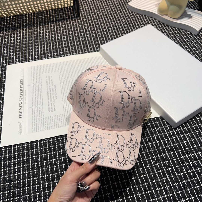 D*or logo oblique print cap
