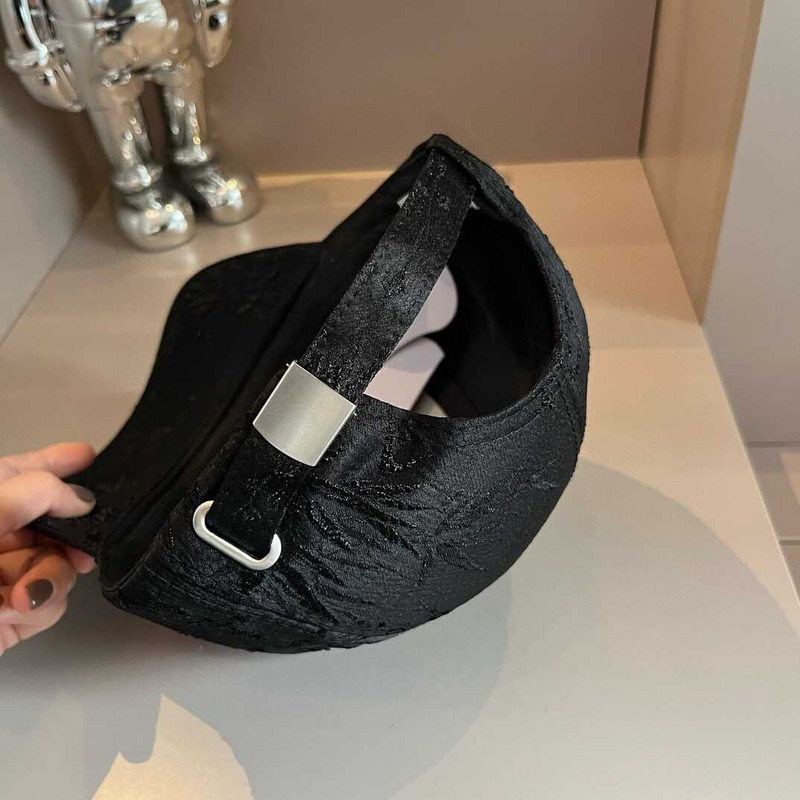 D*or oblique print cap in black