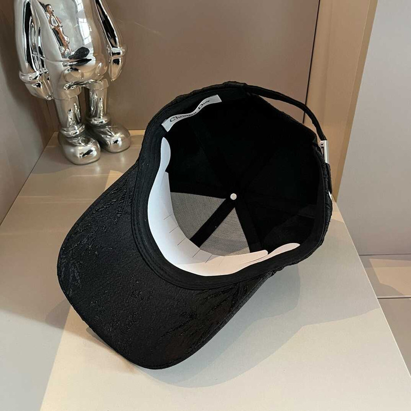 D*or oblique print cap in black