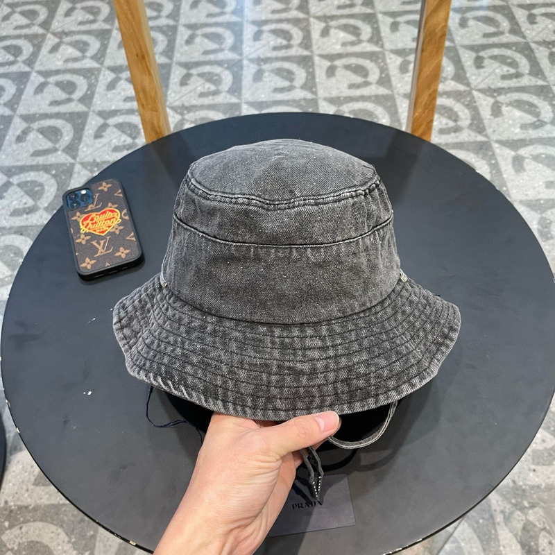 Pra*a denim bucket hat black