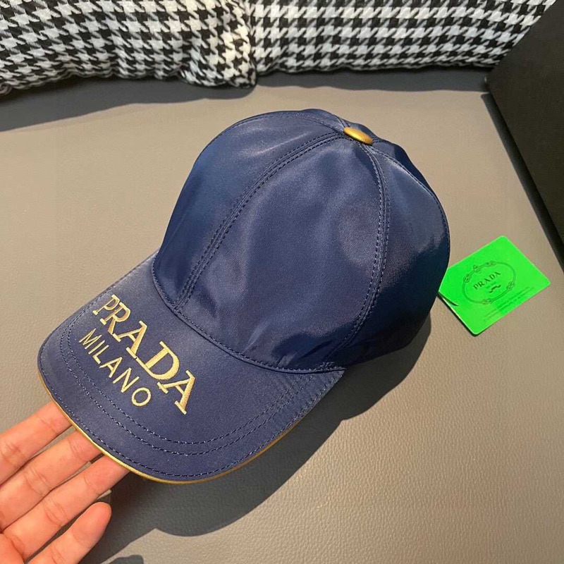 Pra*a re-nylon baseball cap blue