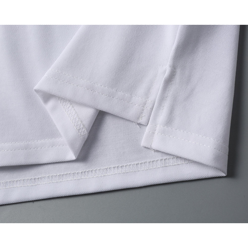 l**is V*t*n embroidered cotton pique polo white