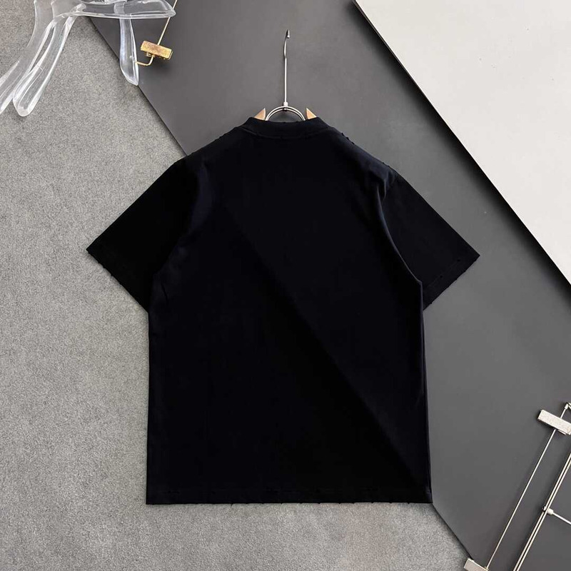 F**di print cotton t-shirt black