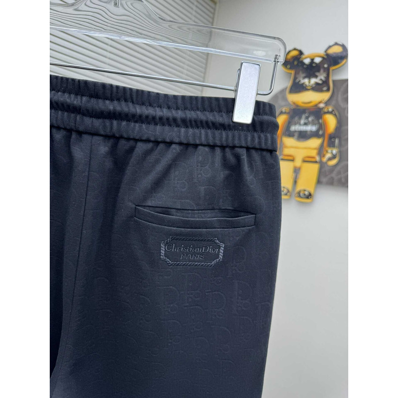 D*or drawstring design shorts in black