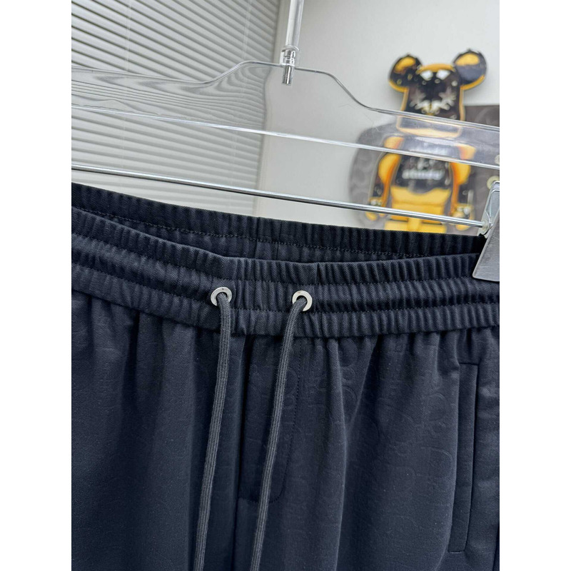 D*or drawstring design shorts in black