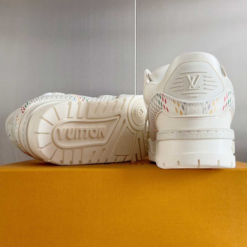 l**is V*t*n trainer maxi sneaker in white