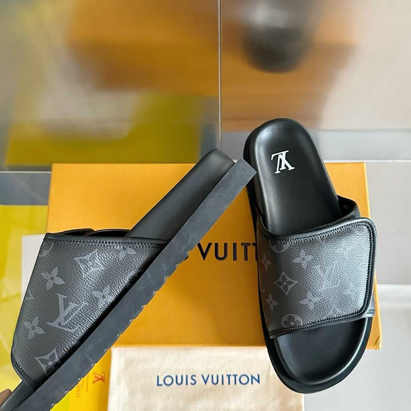 l**is V*t*n miami mule monogram grey black
