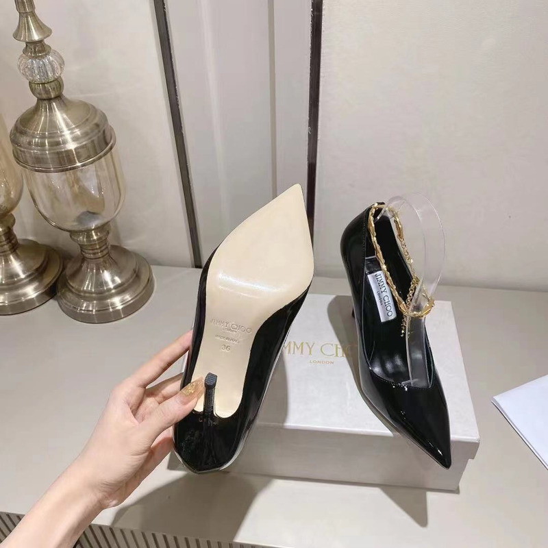 jimmy choo Di*m*nd talura 100mm pumps black