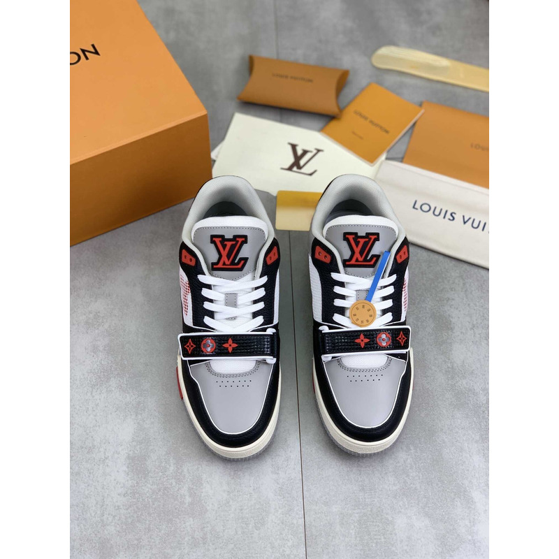 l**is V*t*n lv trainer red grey black