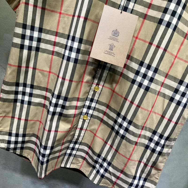 B**rry check cotton shirt